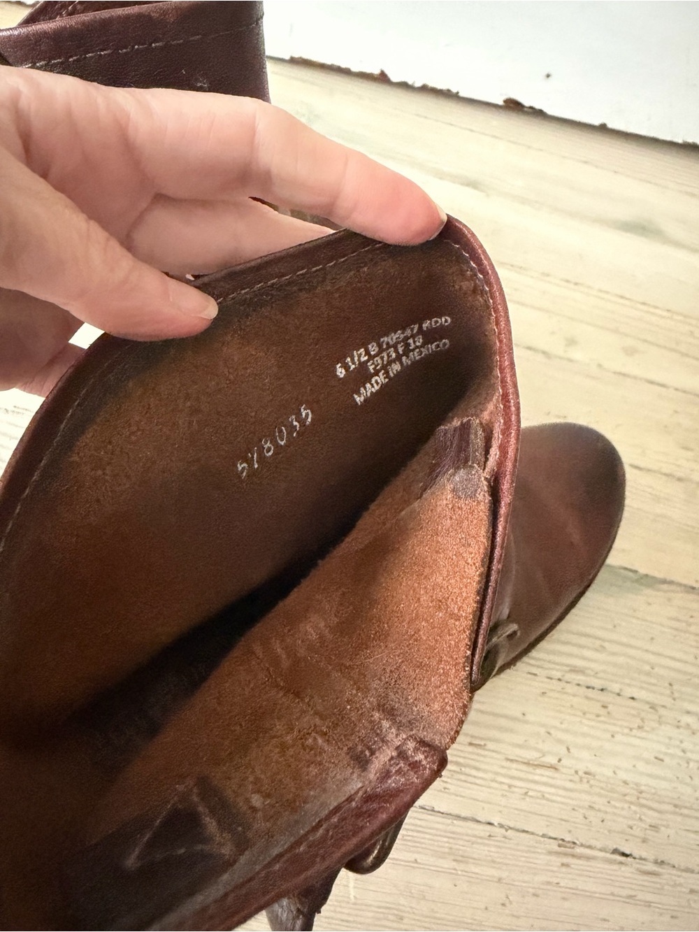 Frye Veronica Flex Short Leather Boot - Brown - Picture 10 of 10